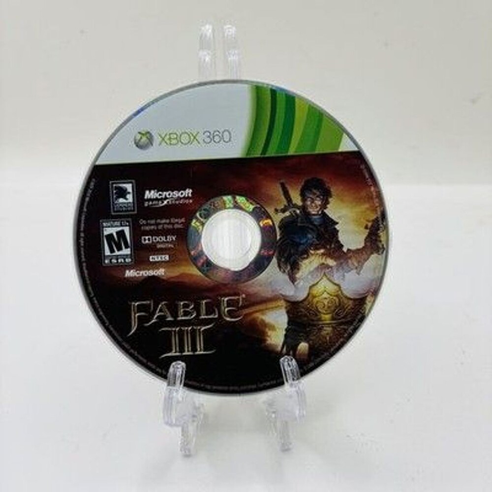 Fable III 3 (Microsoft Xbox 360, 2010) Action Adventure RPG Game Disc